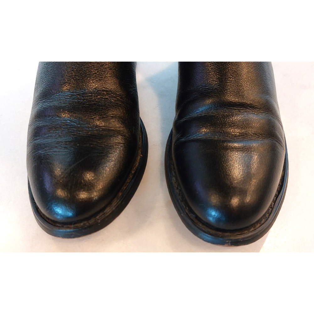 ARIAT Old West Roper Women's 4US /35 EU Cowgirl BLACK Leather Pull On - Picture 4 of 7